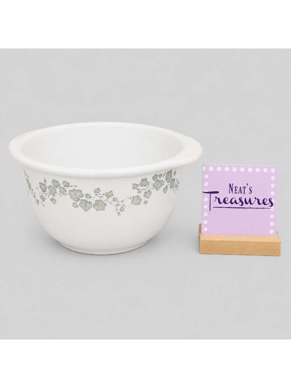 Corelle Coordinates CALLAWAY Green Ivy Stoneware 1.5Qt Tab Handle Casserole Dish